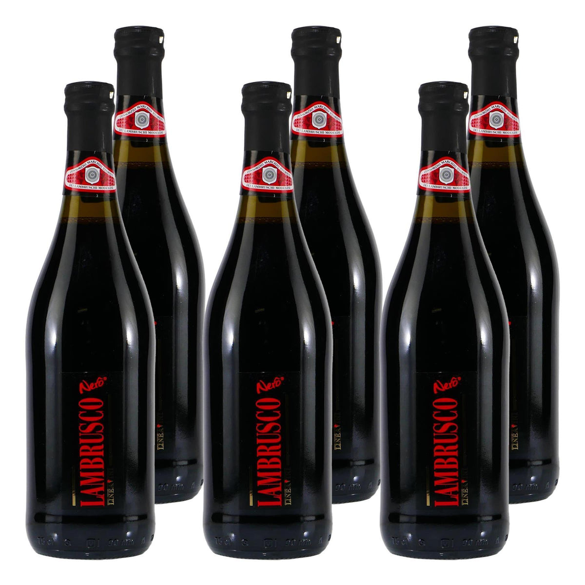 Linea Vini Neró Lambrusco di Modena -lieblich- (6 x 0,75L)
