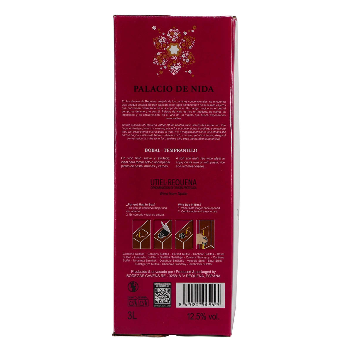 Palacio de Nida Bobal Tempranillo -trocken- 3,0L BIB