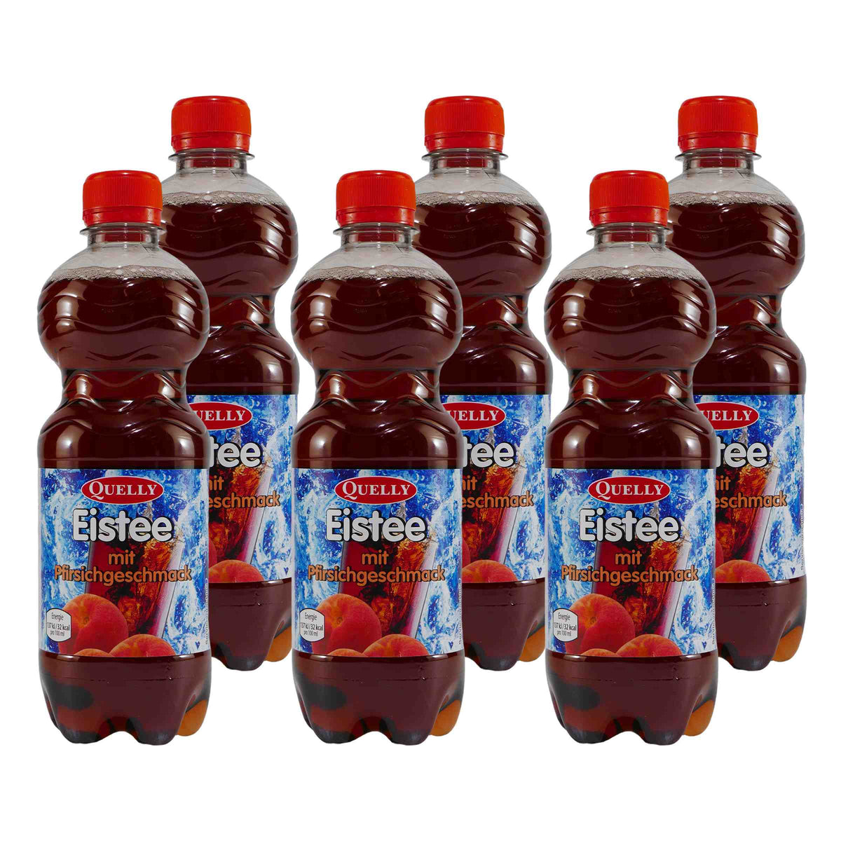Quelly Eistee Pfirsich (6 x 0,5L) EINWEG