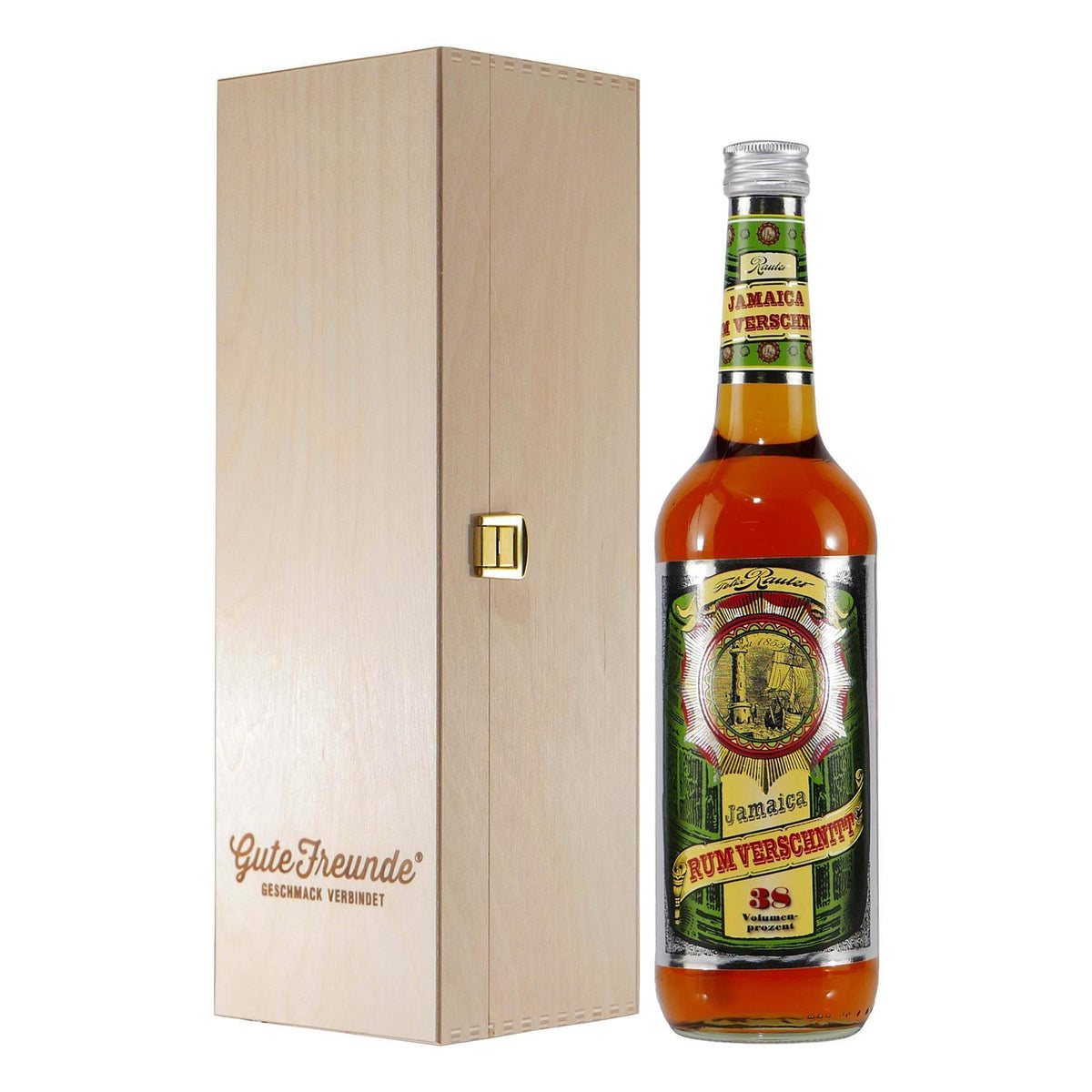 Rauter Jamaica Rum Verschnitt 0,7L mit Geschenk-HK