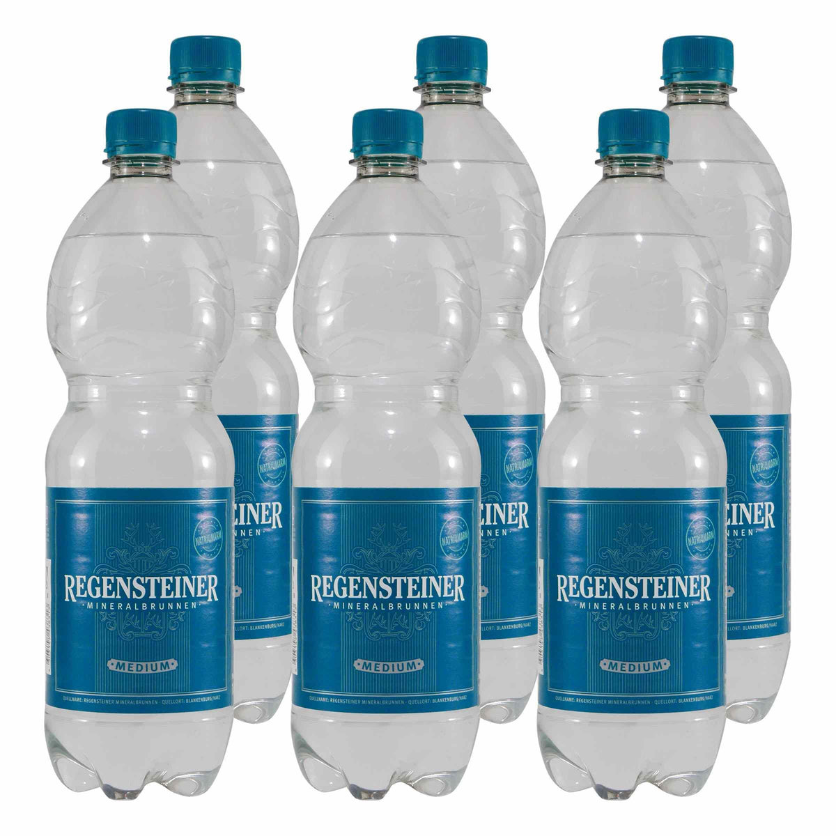 Regensteiner Mineralwasser -Medium- (12 x 1,0L) EINWEG