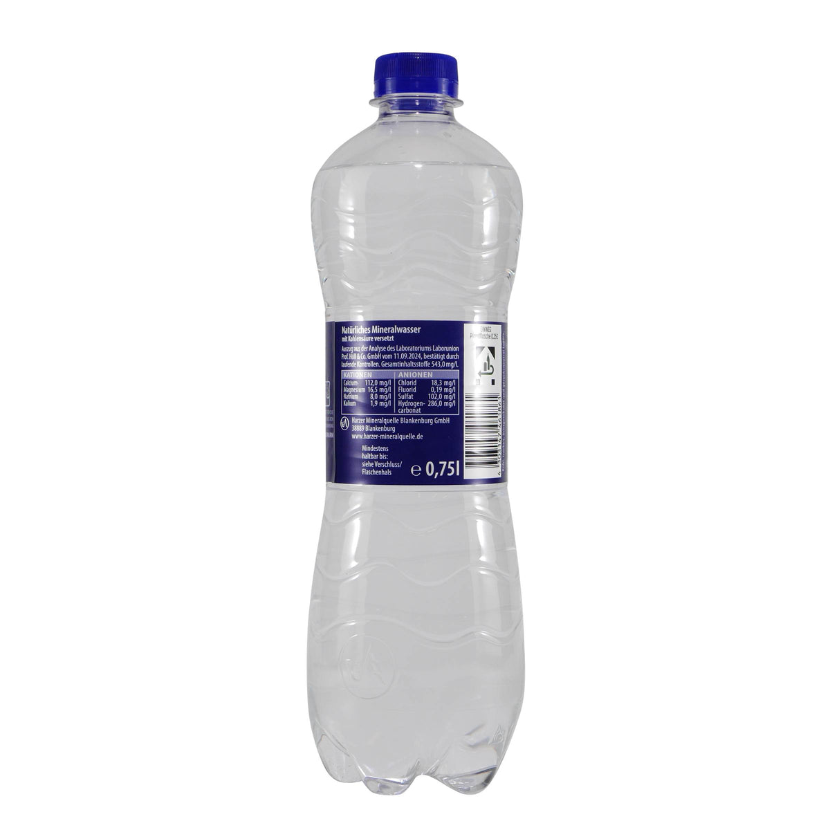 Regensteiner Mineralwasser -Spritzig- (6 x 0,75L) EINWEG