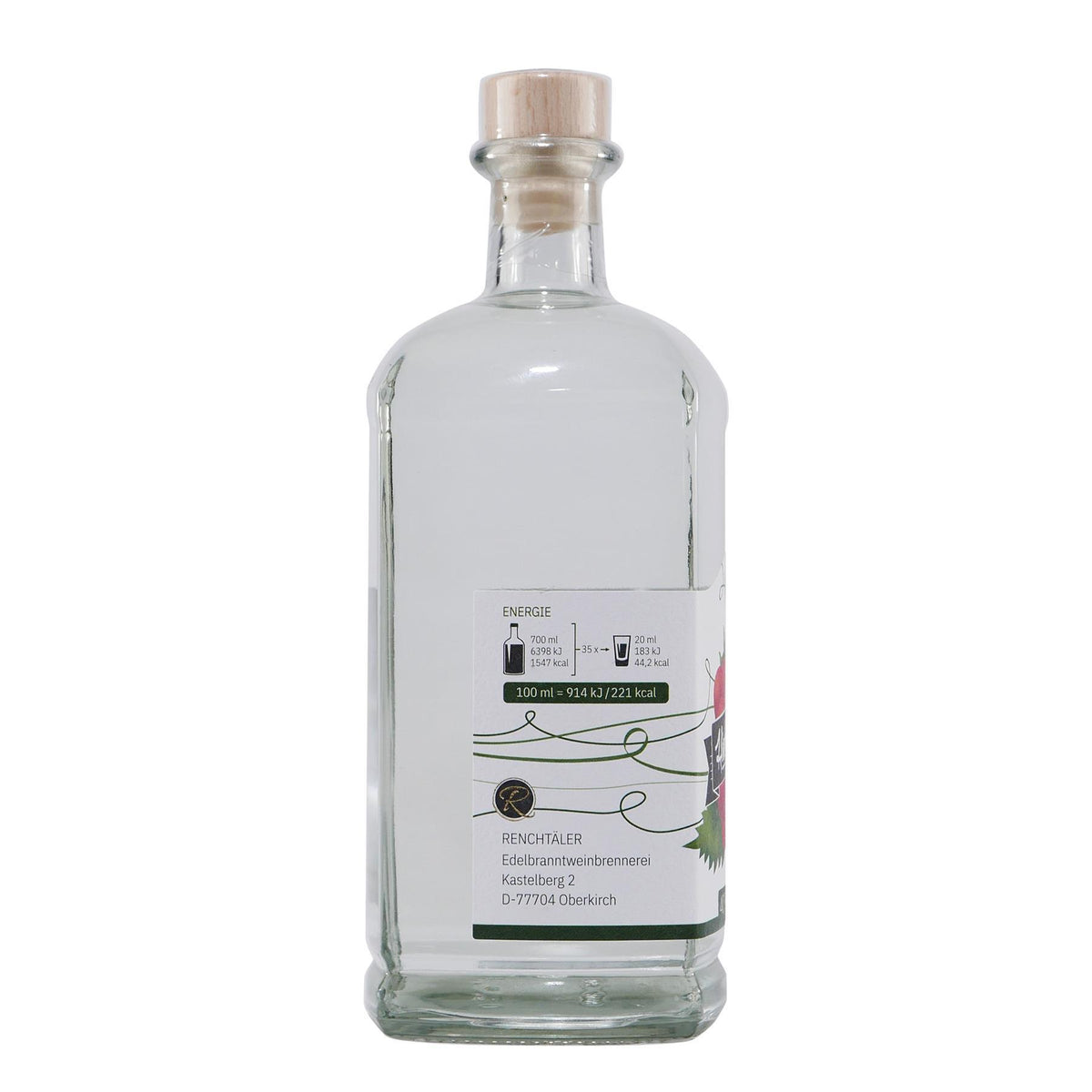 Renchtäler Himbeergeist mit Geschenk-Holzkiste