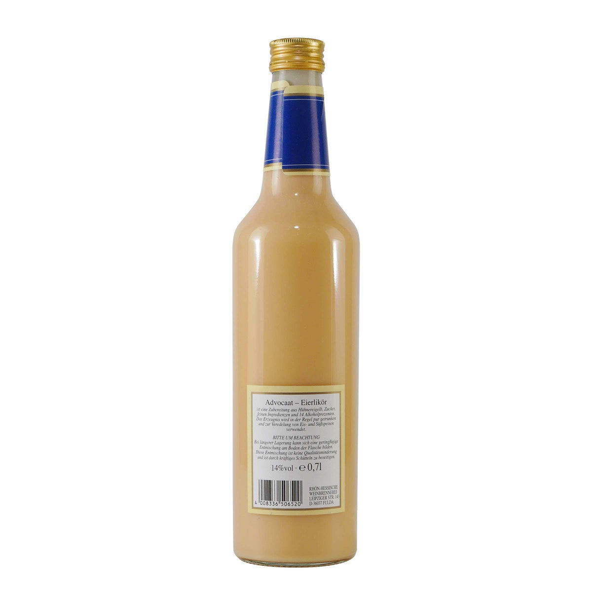 Rhön-Hessisch Advocaat Eierlikör mit Geschenk-Holzkiste