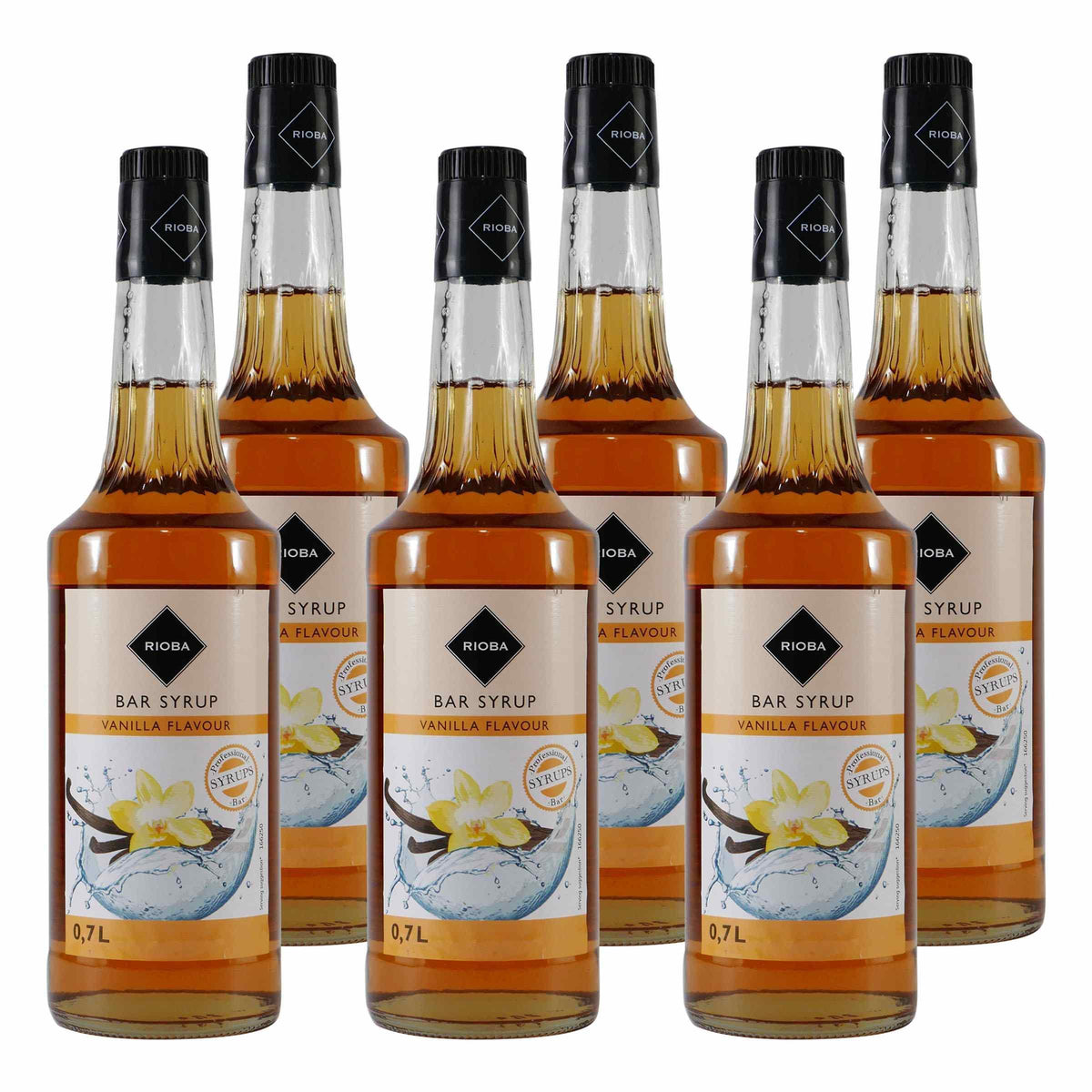 Rioba Vanilla (Vanille) Syrup (6 x 0,7L)