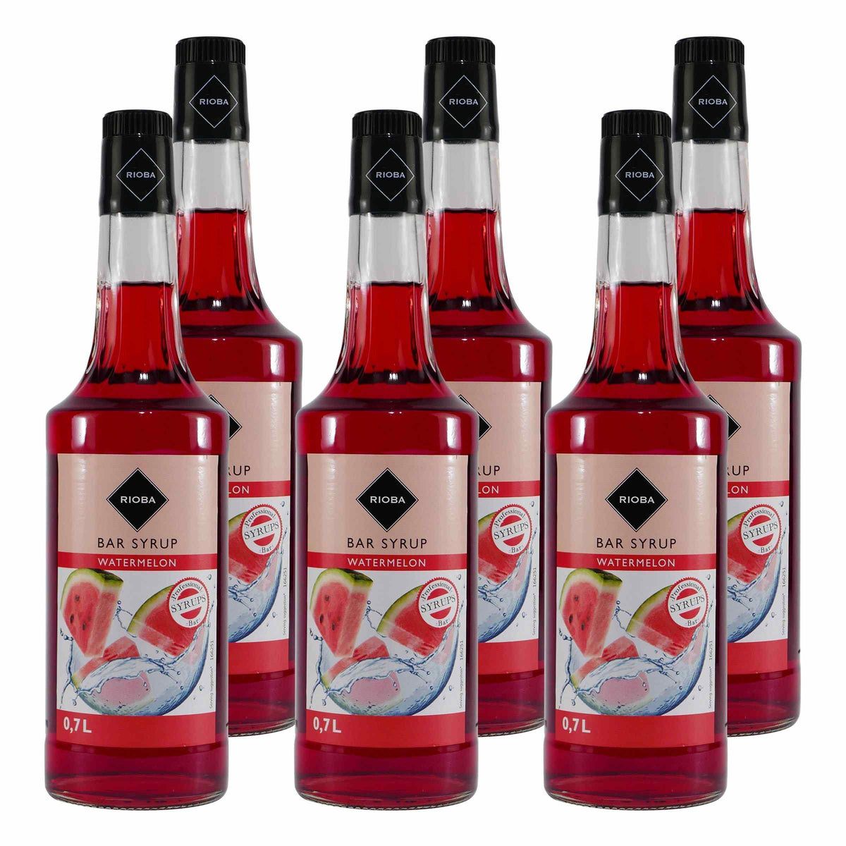 Rioba Watermelon (Wassermelone) Syrup (6 x 0,7L)