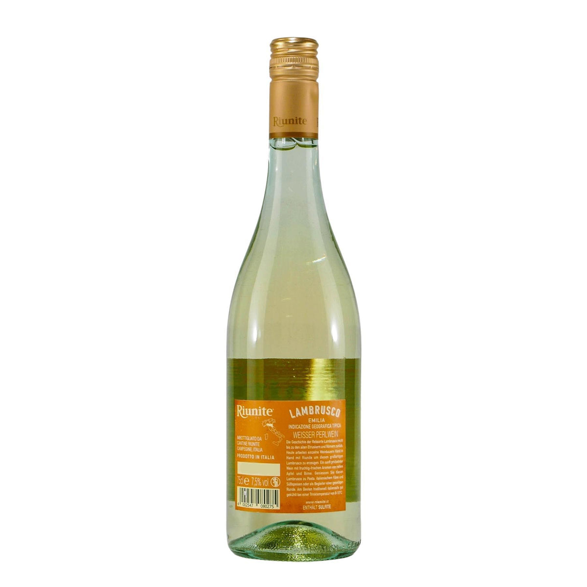 Riunite Lambrusco Weißer Perlwein (6 x 0,75L)