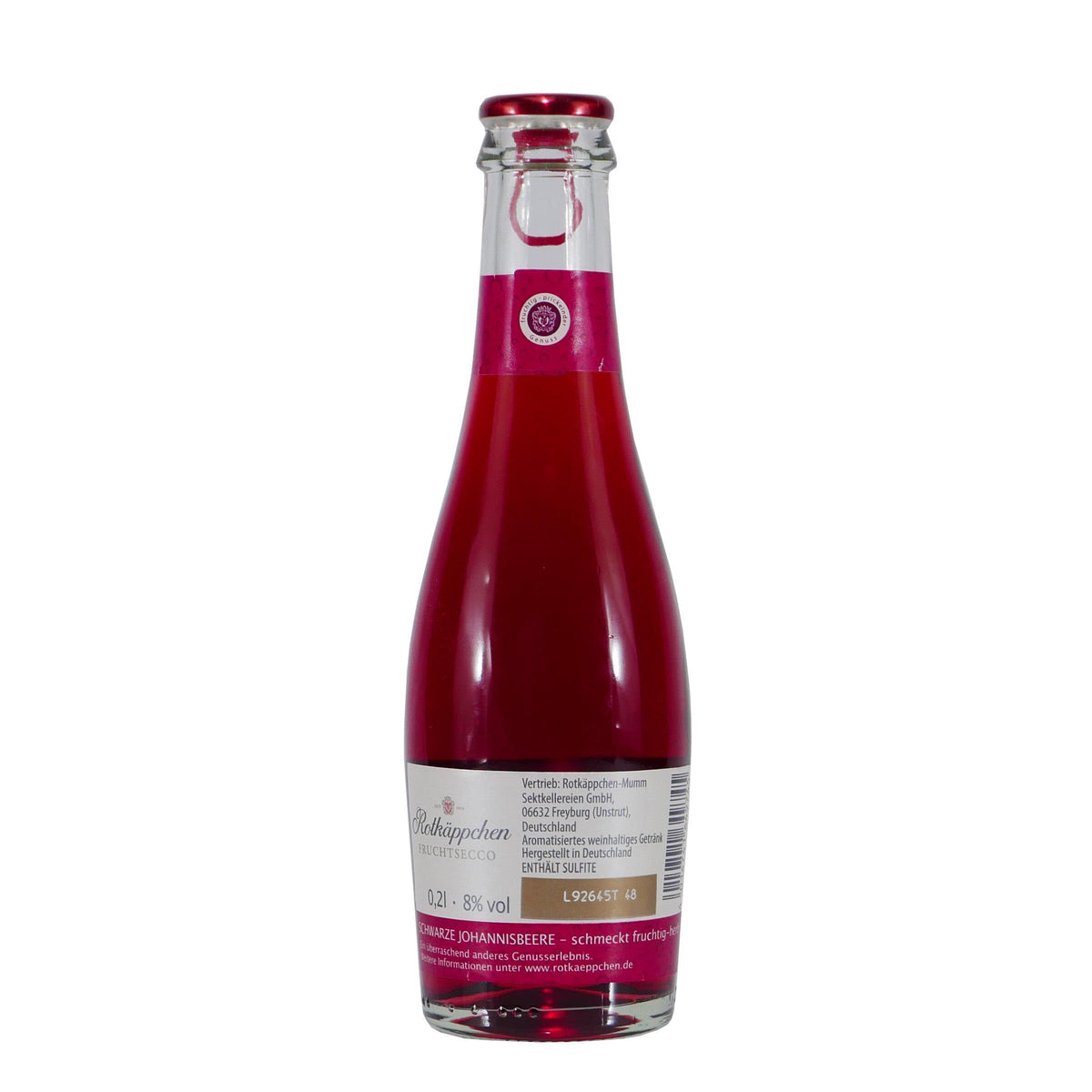 Rotkäppchen Fruchtsecco Schwarze Johannisbeere (12 x 0,2L)