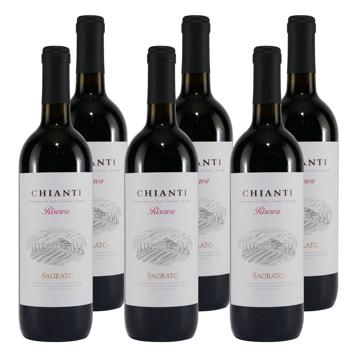 Sagrato Chianti Riserva DOCG -trocken- (6 x 0,75L)