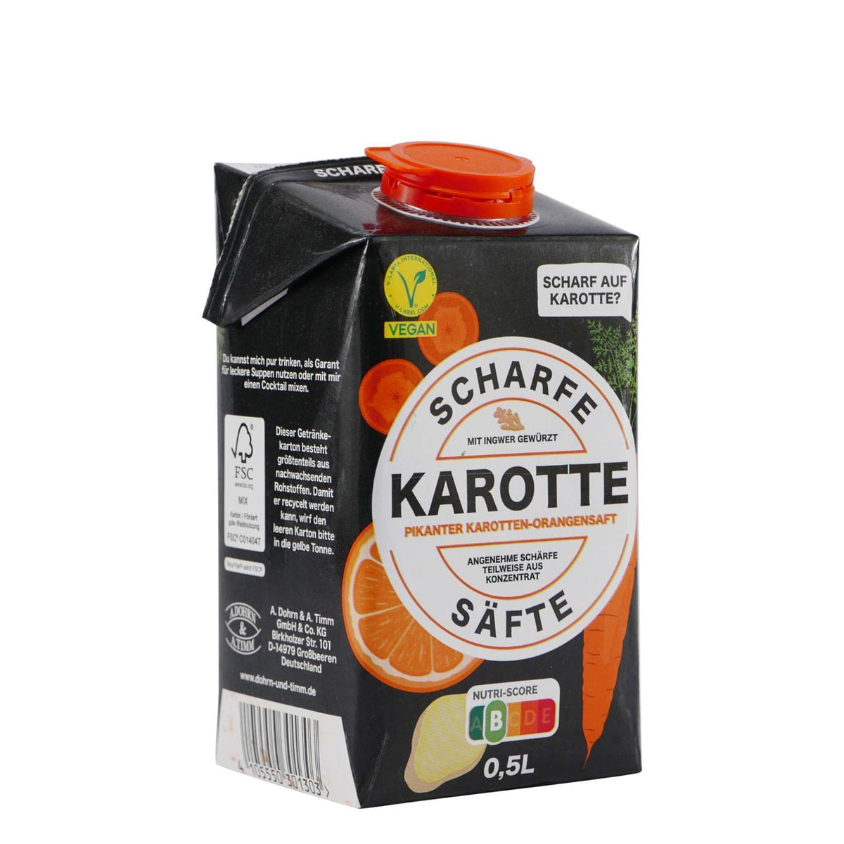 Scharfe Säfte Karotte (12 x 0,5L)