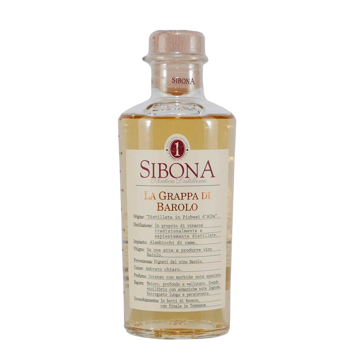 Sibona La Grappa di Barolo mit Geschenk-Holzkiste