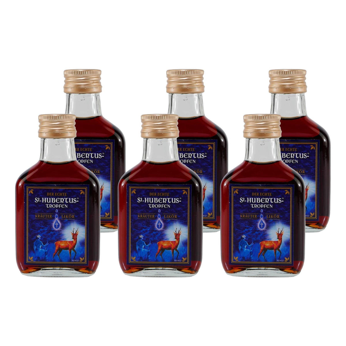 St. Hubertus Tropfen - Kräuter Likör (12 x 0,1L)