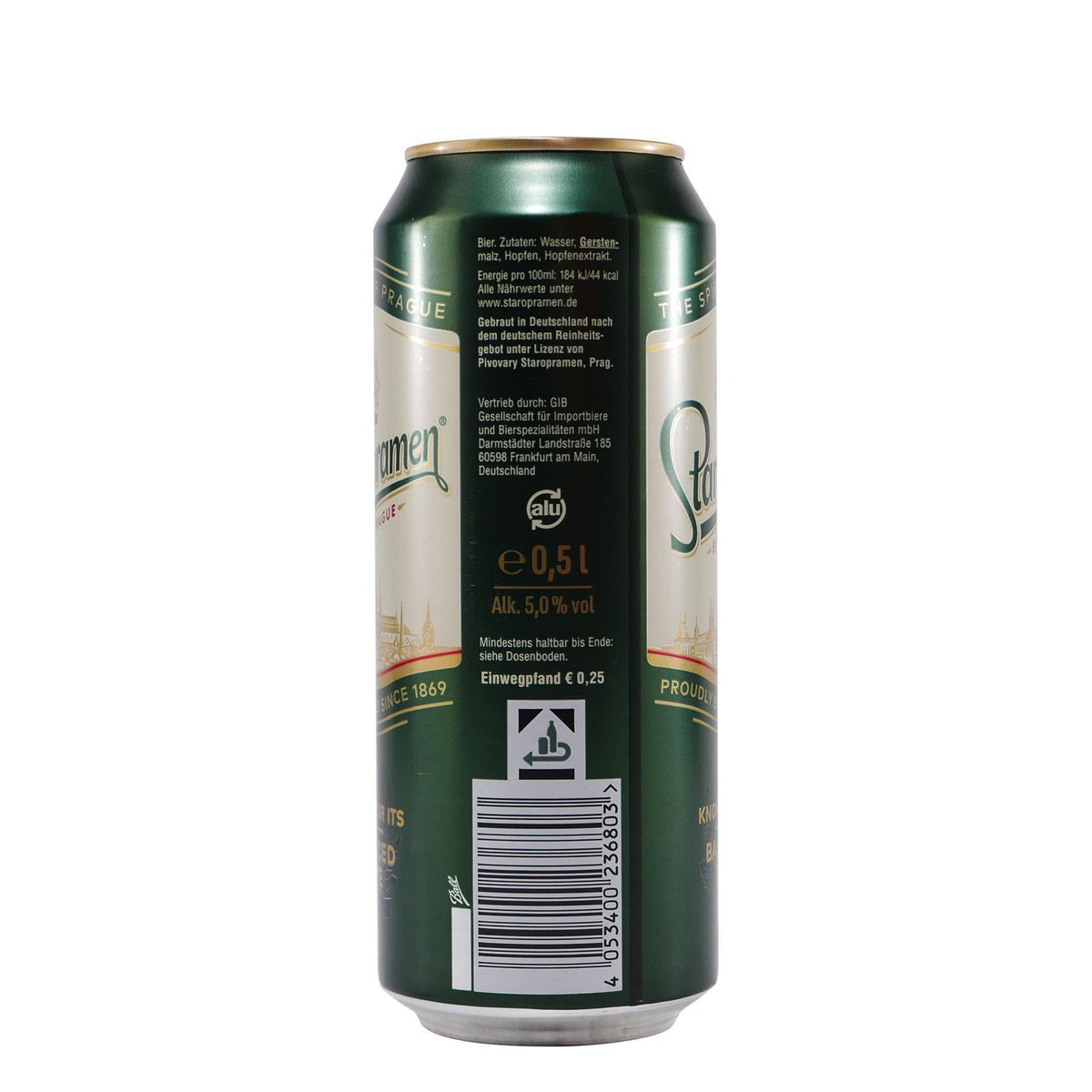 Staropramen Premium Lagerbier (24 x 0,5L) EINWEG