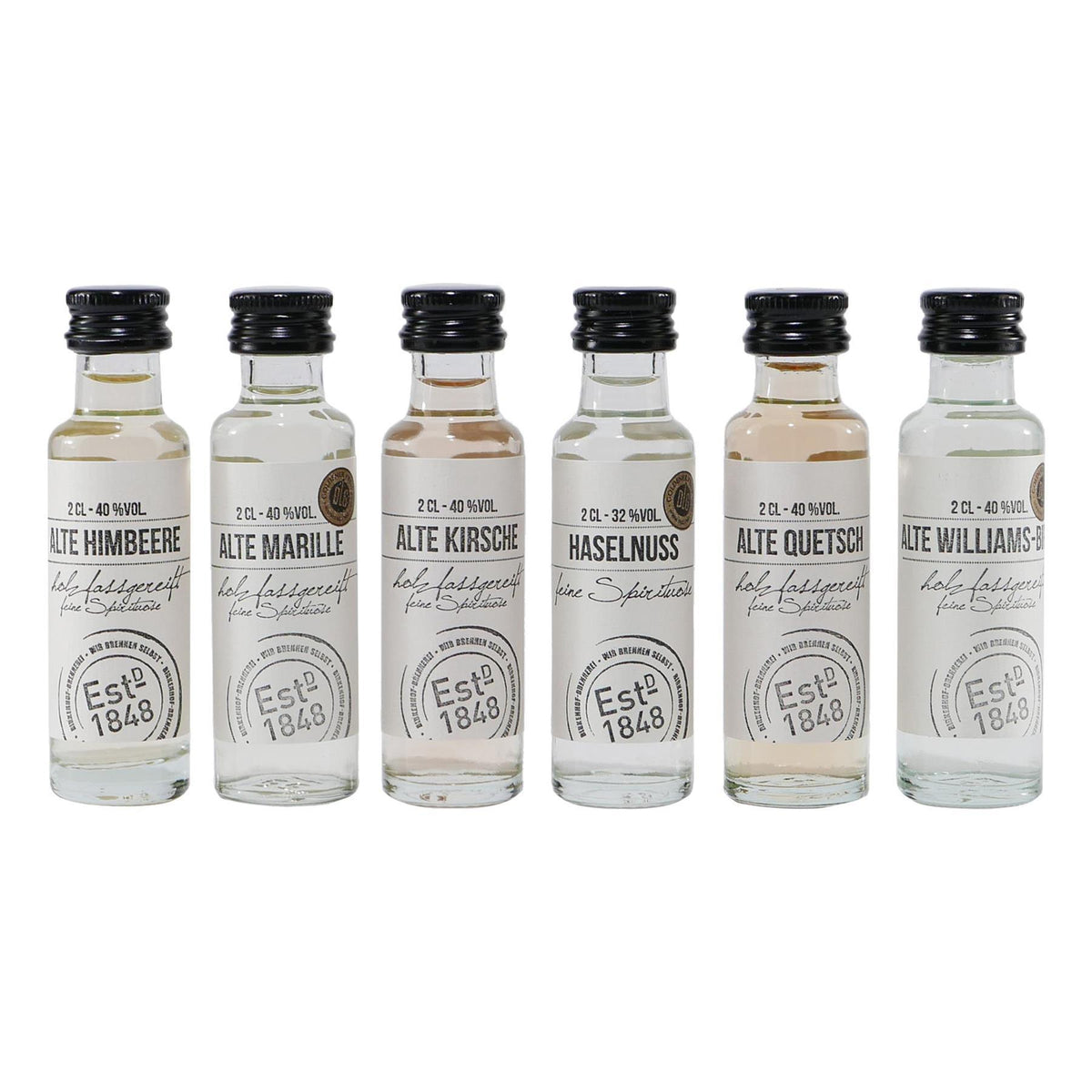 Birkenhof Tasting-Set Feine Spirituosen (6 x 0,02L)