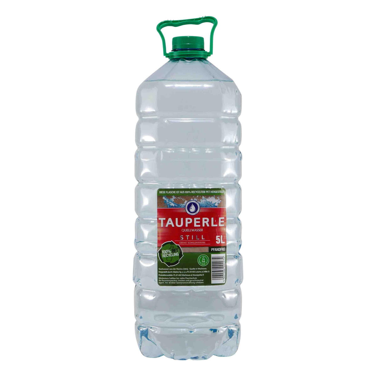 Tauperle Quellwasser -Still- 5,0L EINWEG