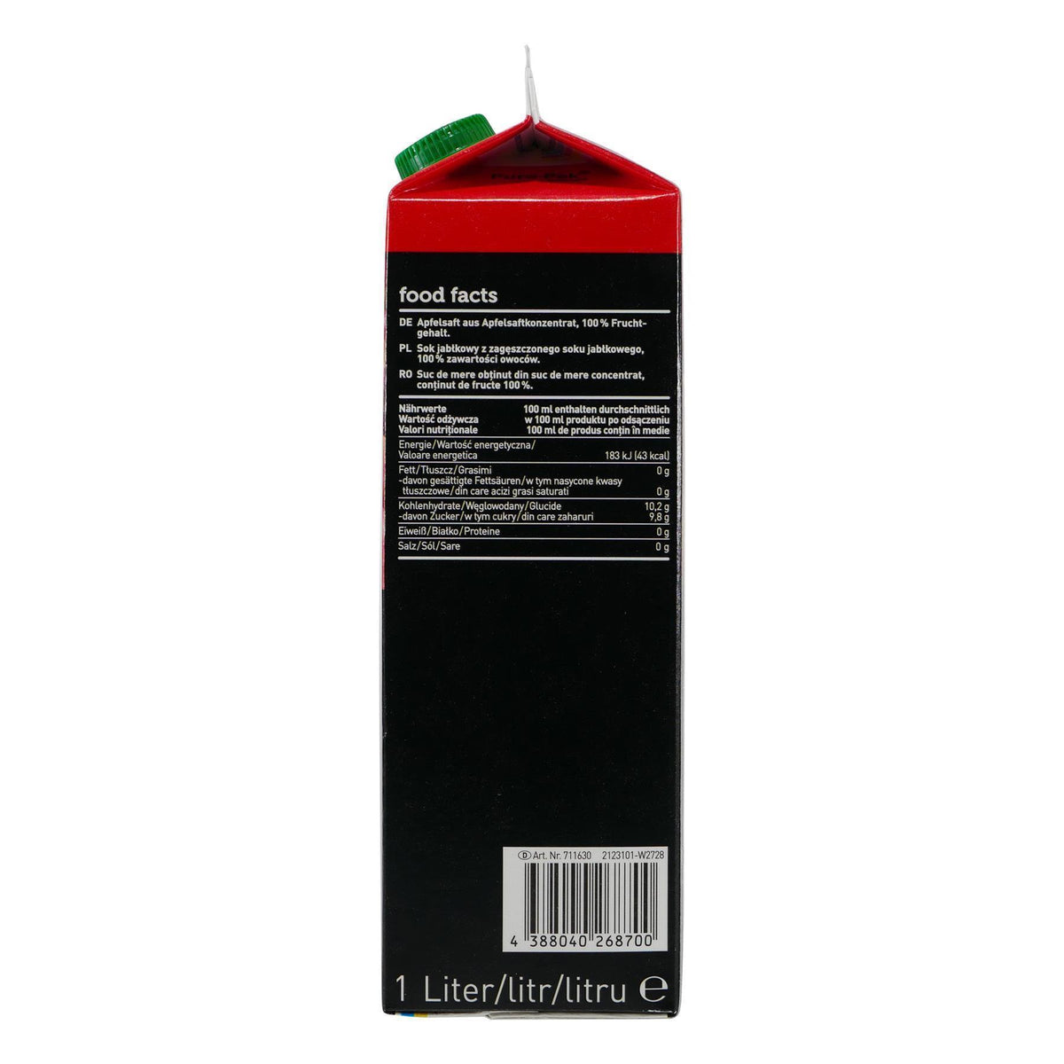 Trans Gourmet Apfelsaft (8 x 1,0L)