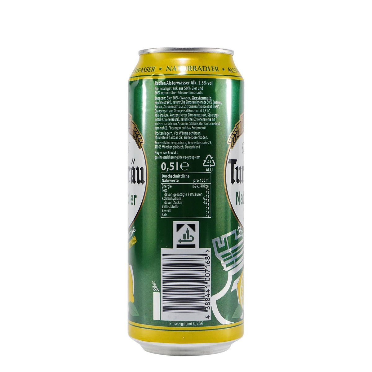 Turmbräu Natur Radler (24 x 0,5L) EINWEG