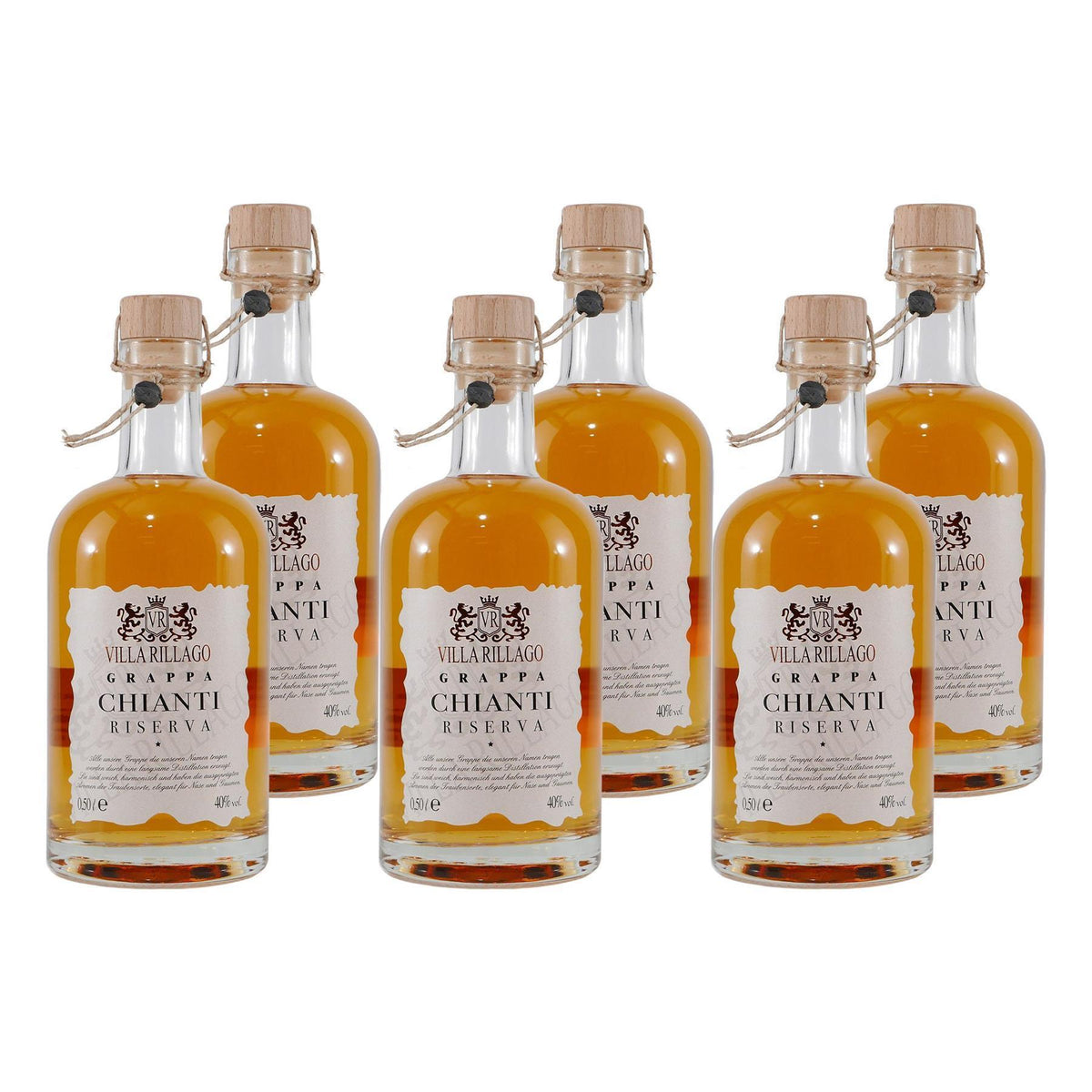 Villa Rillago Chianti Riserva Grappa (6 x 0,5L)