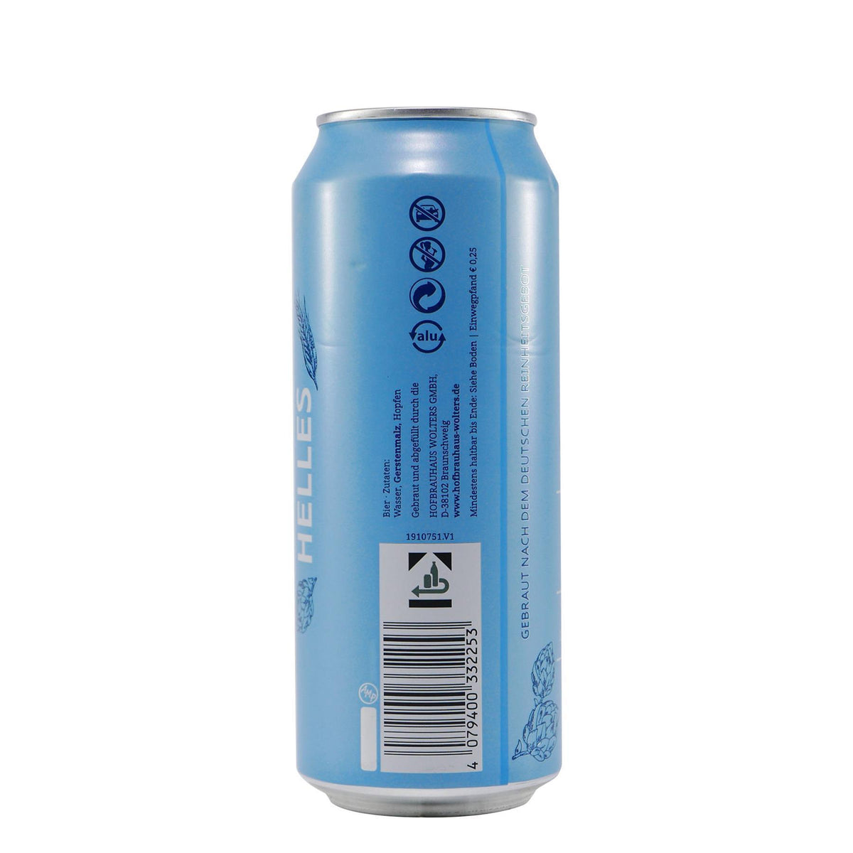 Wolters Helles (24 x 0,5L) EINWEG