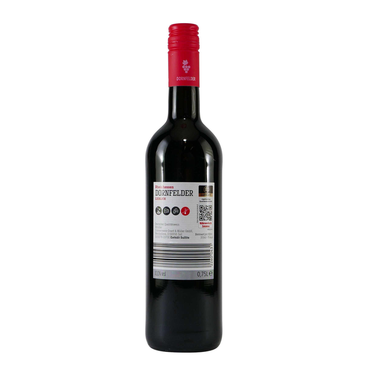 Zimmermann Dornfelder Rheinhessen -lieblich- (6 x 0,75L)