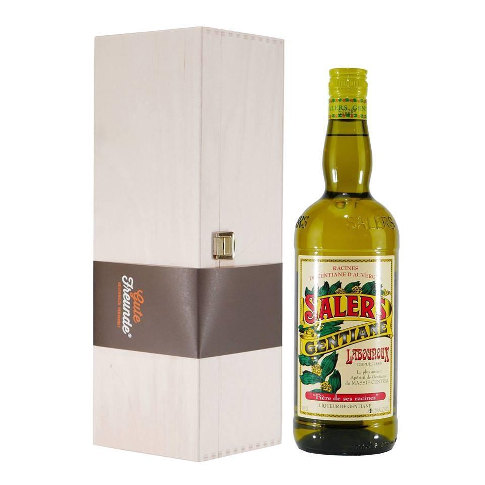 Salers Gentiane mit Geschenk-Holzkiste