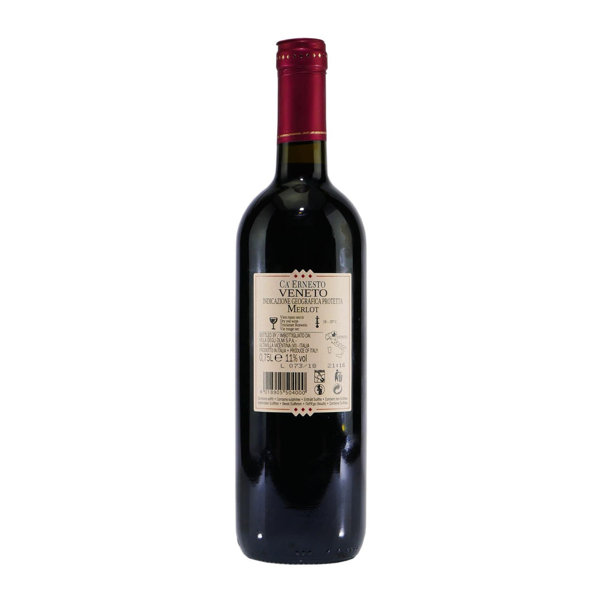 Ca` Ernesto Merlot IGP -trocken- (6 x 0,75L)