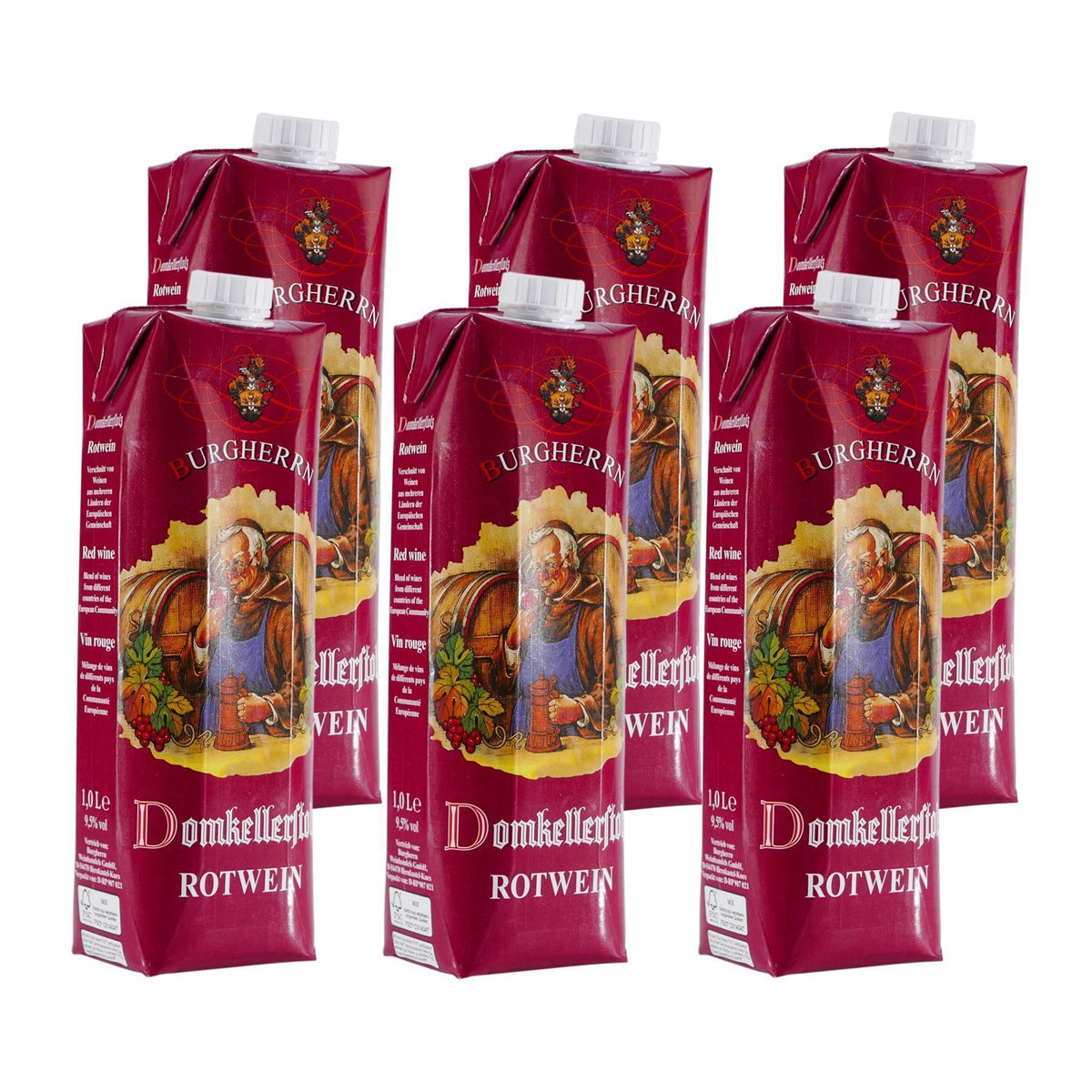 Domkellerstolz Rotwein -lieblich- (12 x 1,0L)