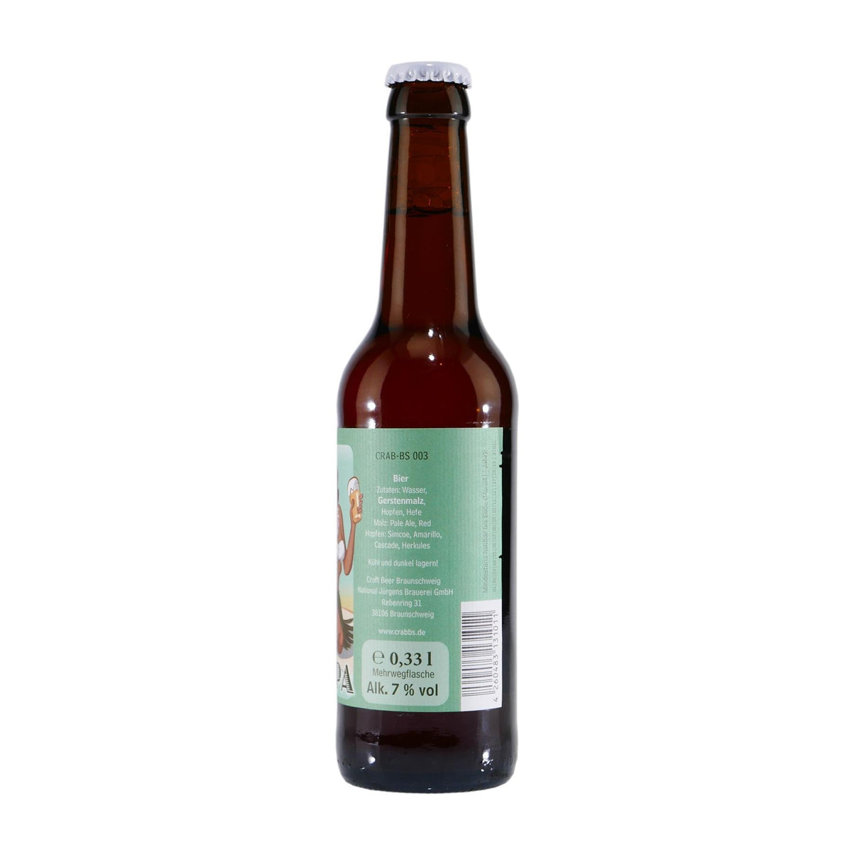 Crabbs Südsee IPA - NJB Brauerei (10 x 0,33L) MEHRWEG