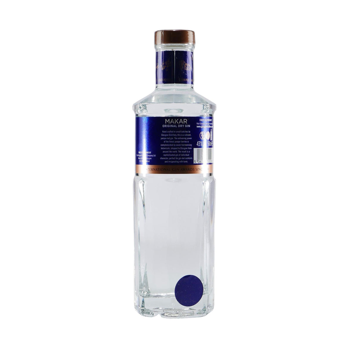 Makar Glasgow Dry Gin mit Geschenk-Holzkiste