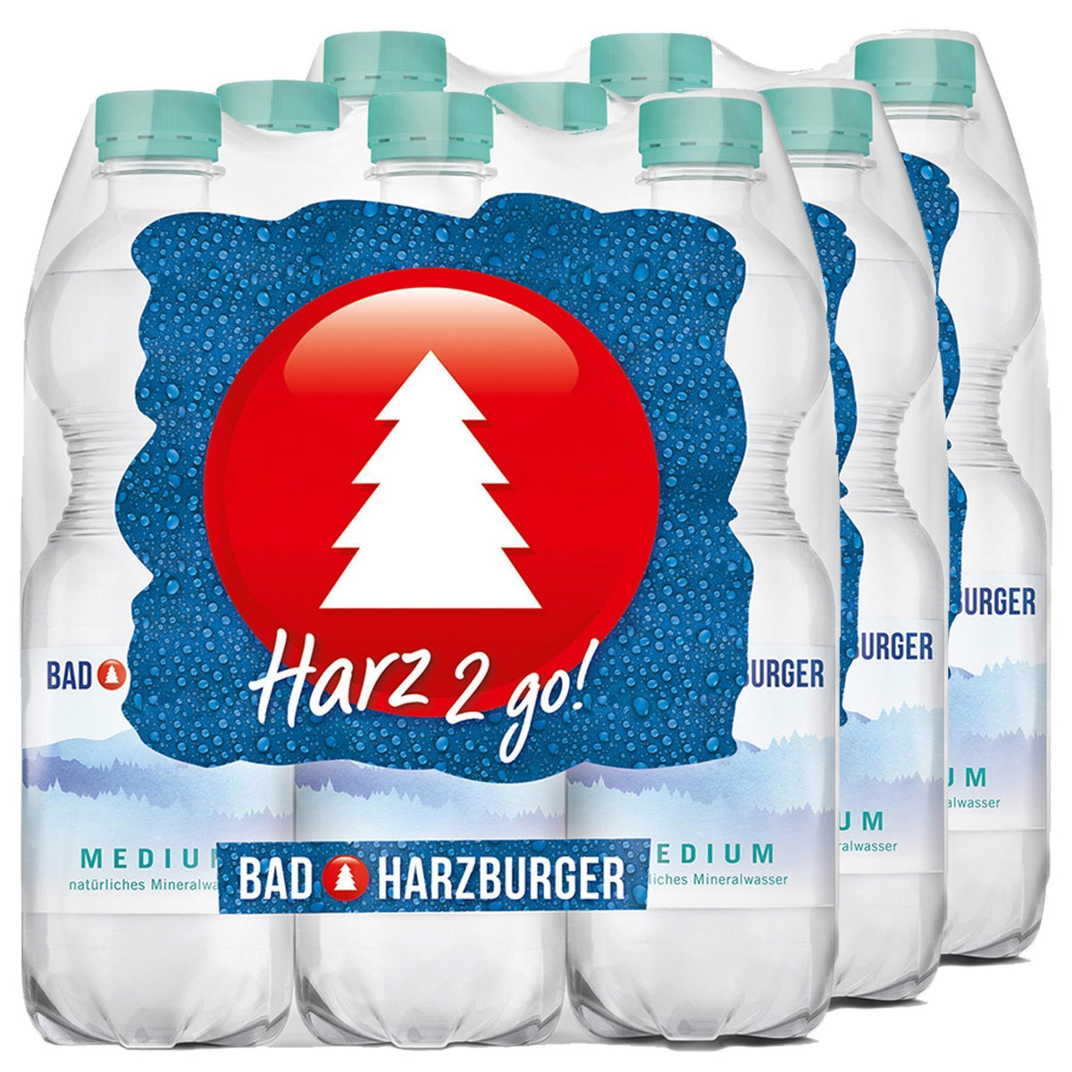 Bad Harzburger Mineralwasser -Medium- (18 x 0,5L) EINWEG