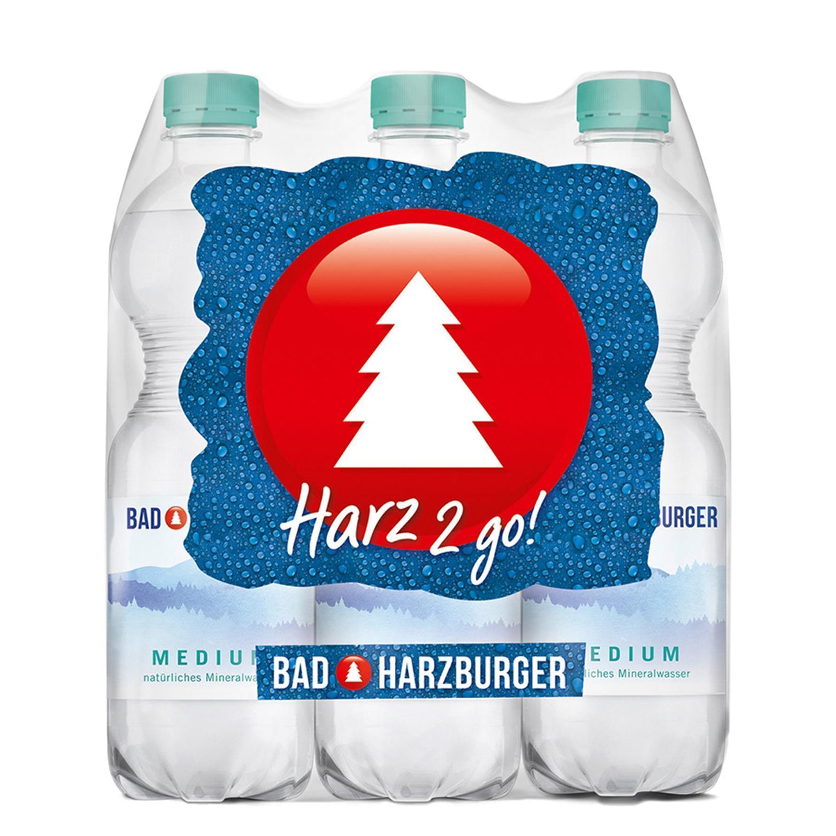 Bad Harzburger Mineralwasser -Medium- (6 x 0,5l) EINWEG