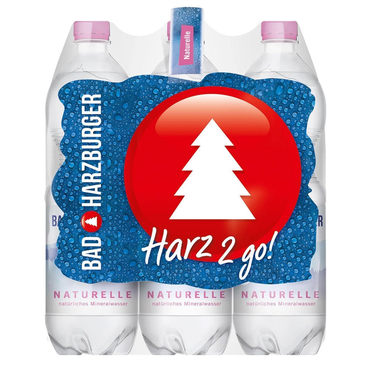 Bad Harzburger Mineralwasser -Naturelle- (6 x 1,0L) EINWEG