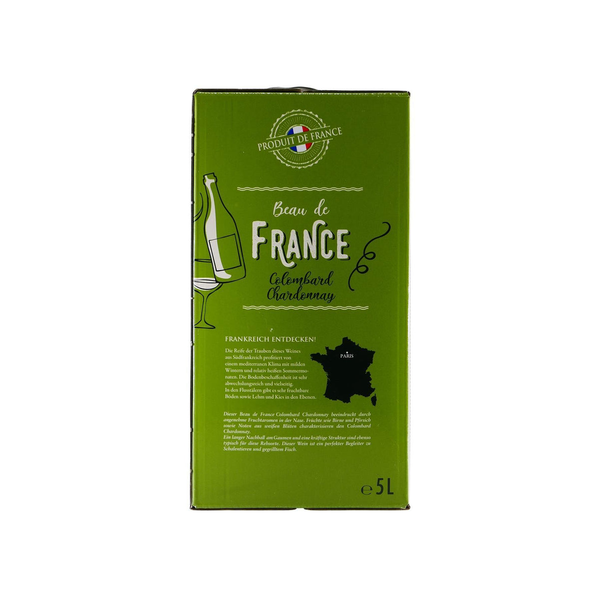 Beau de France Colombard Chardonnay -trocken- 5,0L BIB