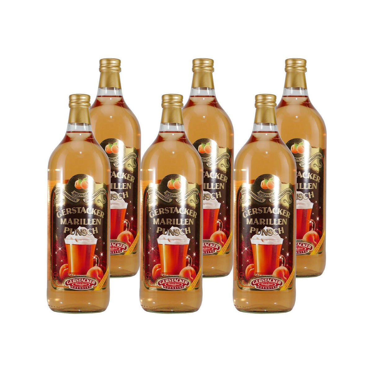 Gerstacker Marillen Punsch (6 x 1,0L)