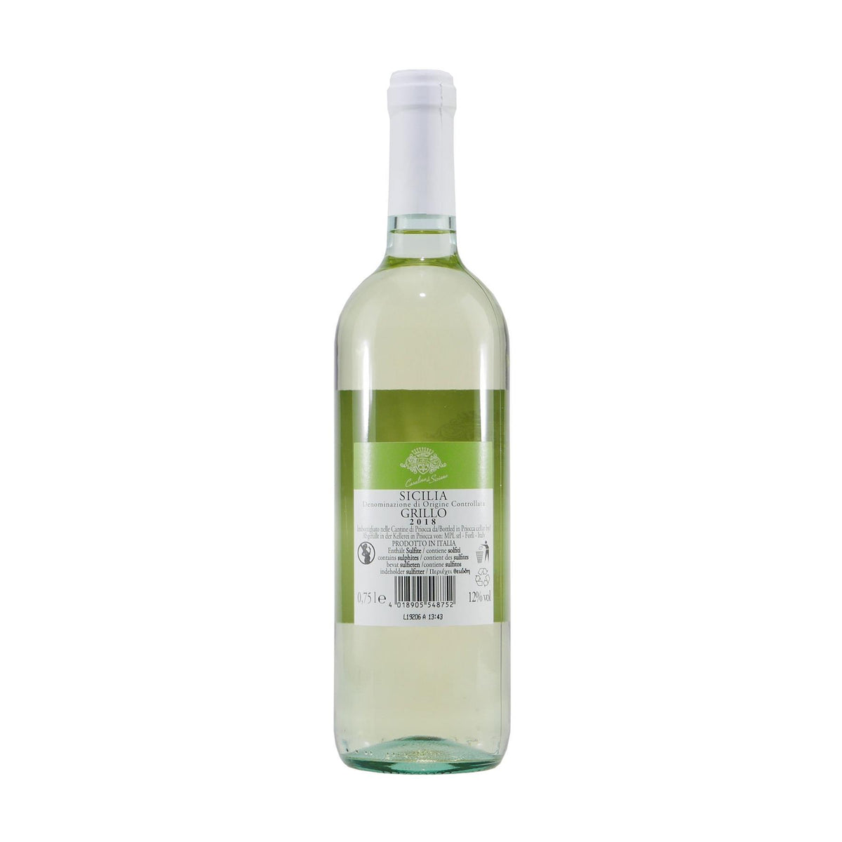 Casalina di Siziano Grillo Sicilia DOC -trocken- (6 x 0,75L)