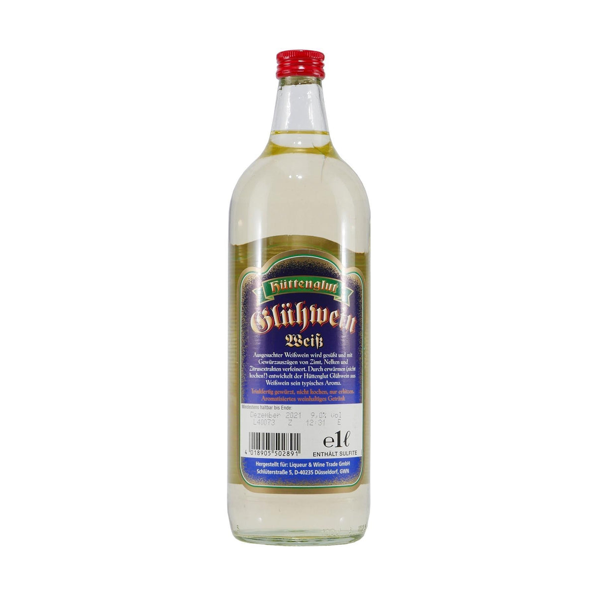 Hüttenglut Glühwein-Weiß (6 x 1,0L)