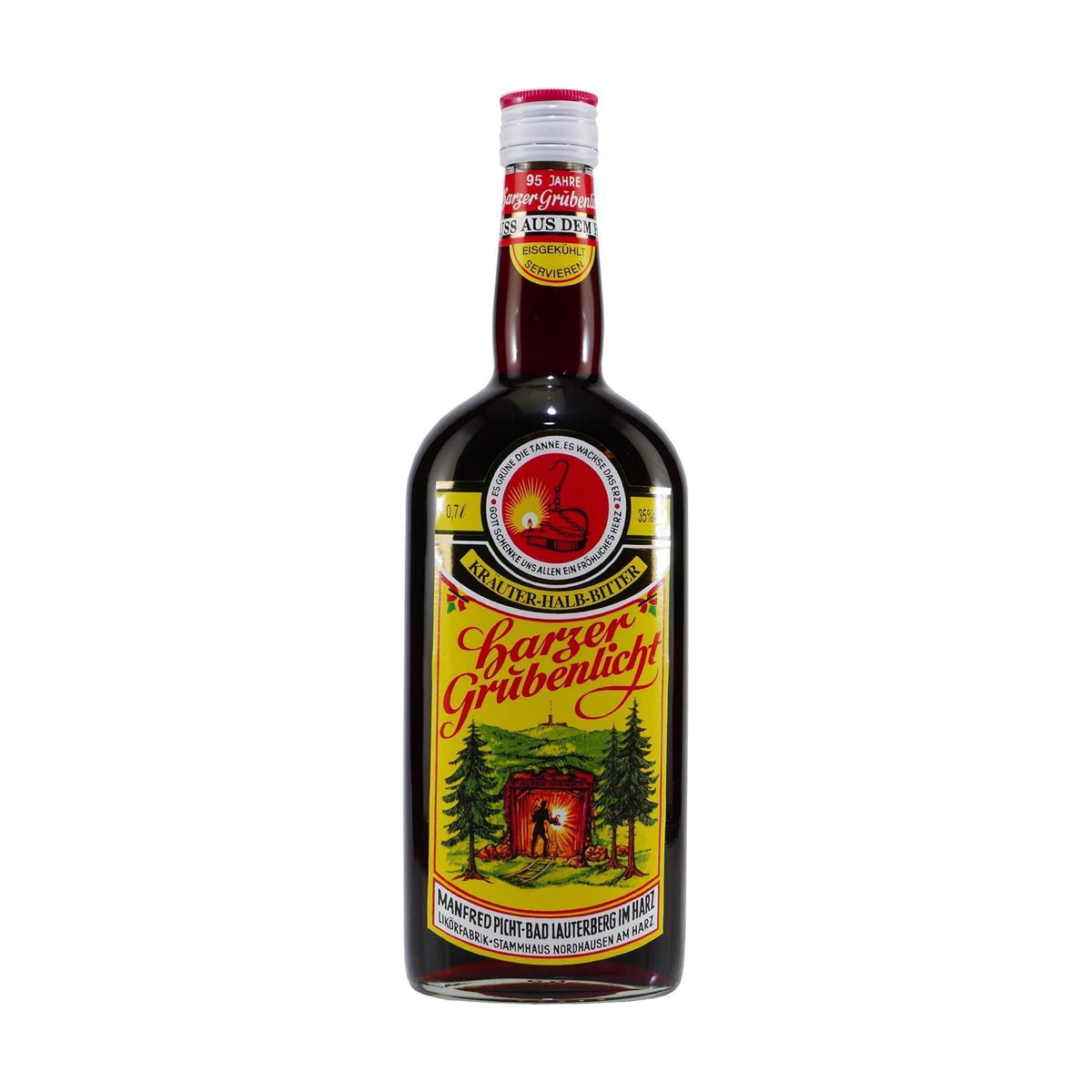 Harzer Grubenlicht - Kräuter-Halb-Bitter mit Geschenk-HK