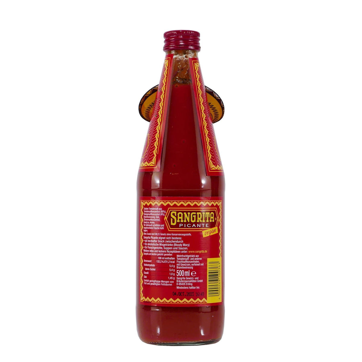 Sangrita Picante - Würztrunk Tomatensaft (12 x 0,5L) EINWEG