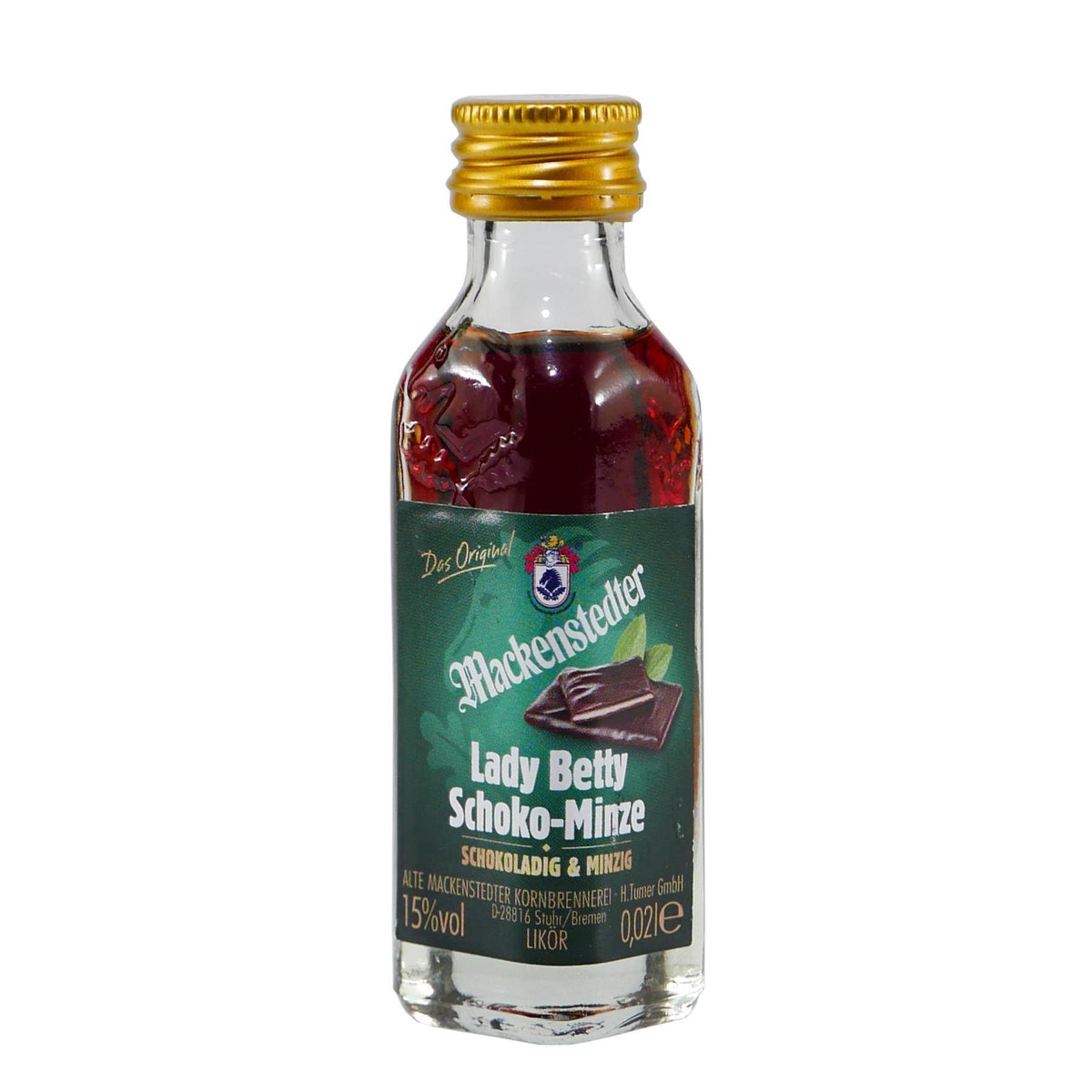 Mackenstedter Lady Betty Schoko-Minze Likör (25 x 0,02L)