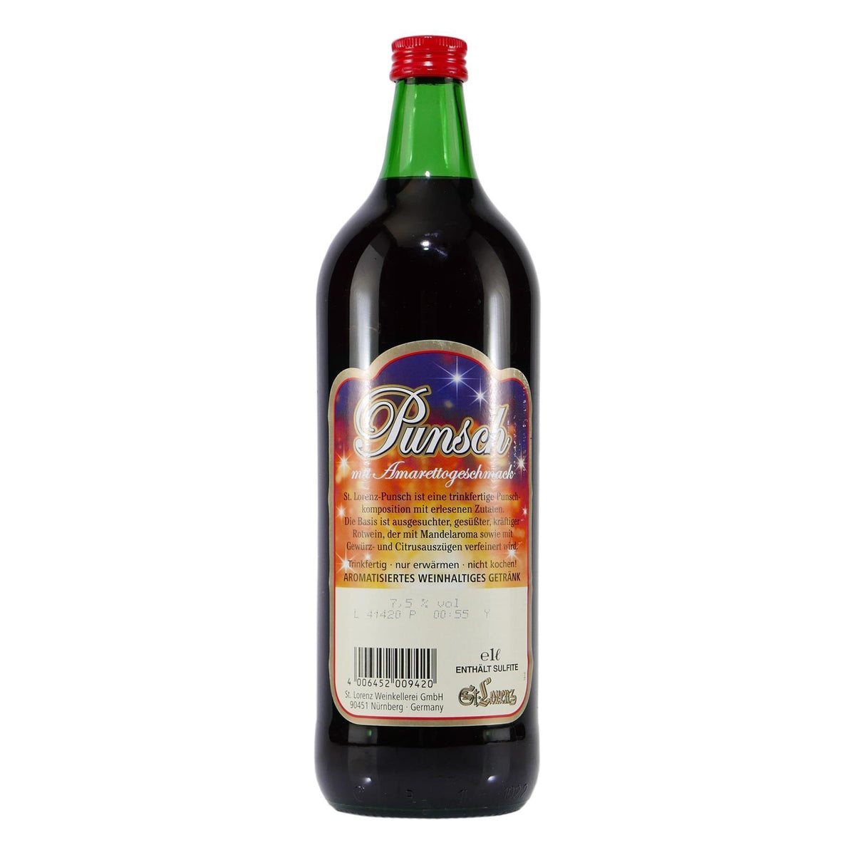 St. Lorenz Punsch mit Amarettogeschmack (6 x 1,0L)