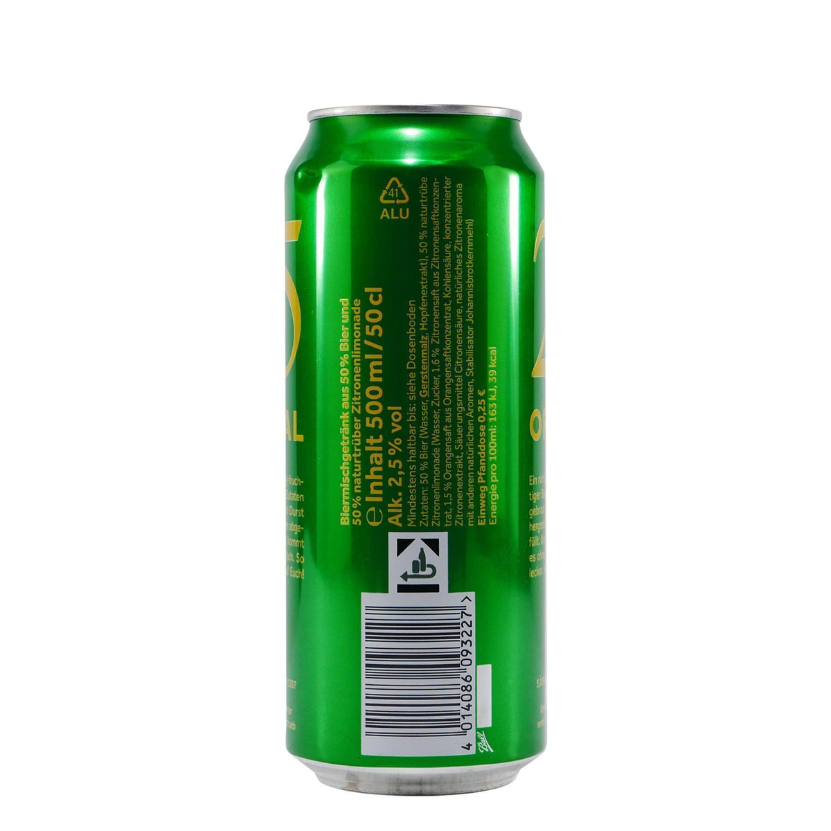 2,5 Original Radler Naturtrüb (24 x 0,5L) EINWEG