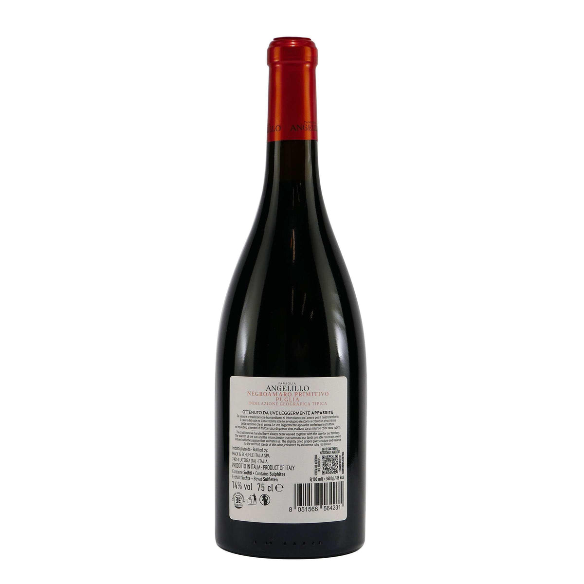 Angelillo Negroamaro Primitivo -halbtrocken- (6 x 0,75L)