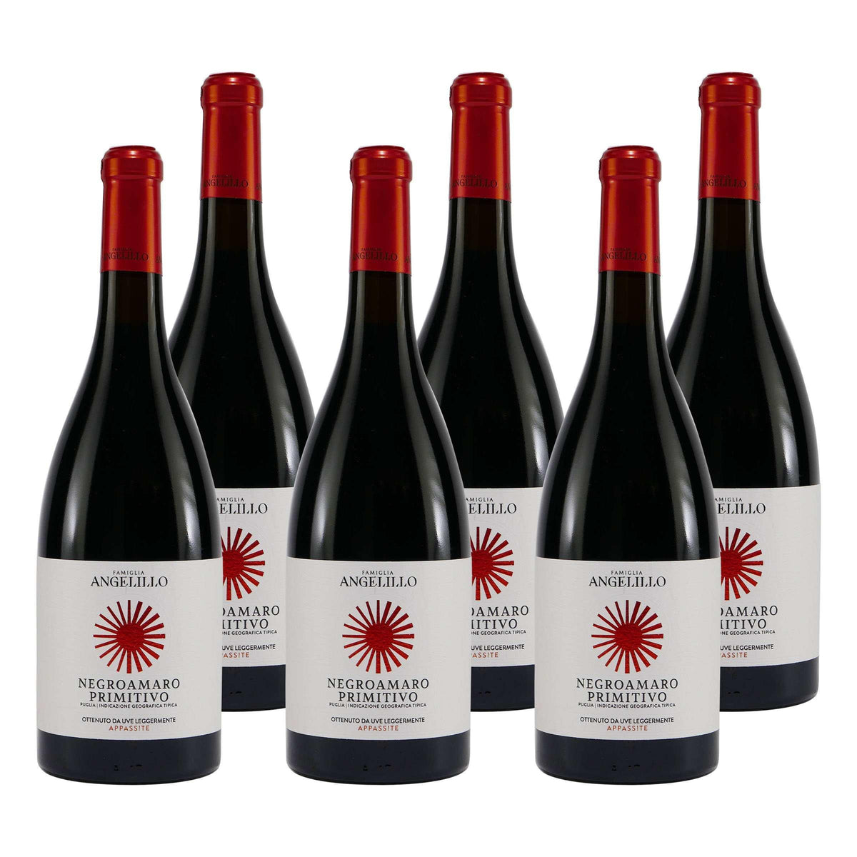 Angelillo Negroamaro Primitivo -halbtrocken- (6 x 0,75L)