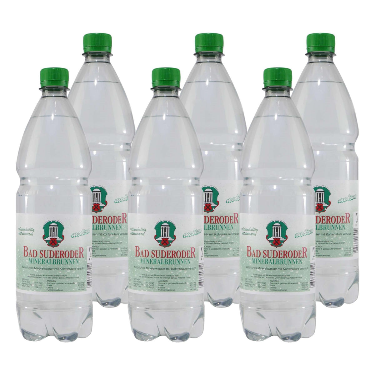 Bad Suderoder Mineralwasser -Medium- (12 x 1,0L) EINWEG