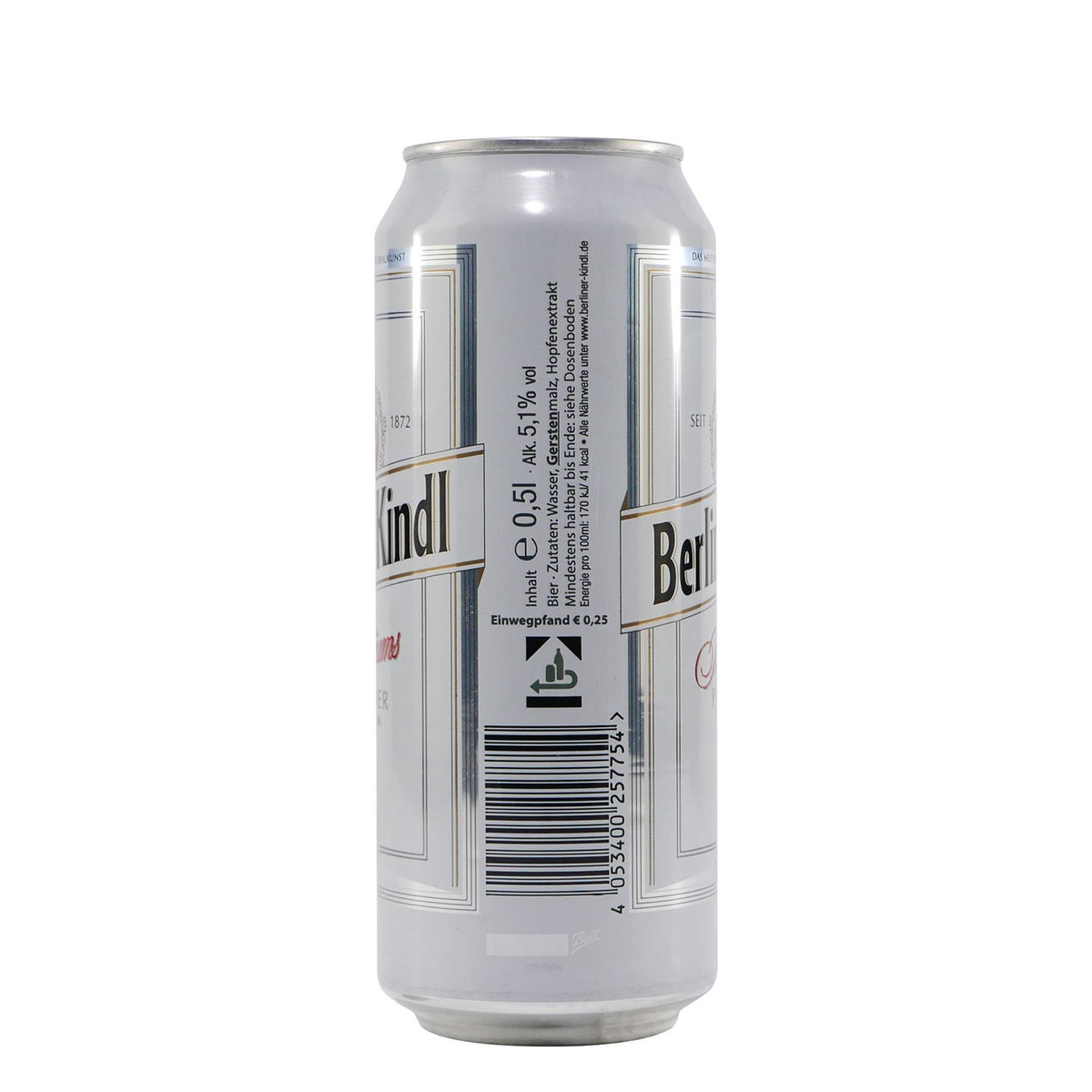 Berliner Kindl Jubiläums Pilsener (24 x 0,5L) EINWEG