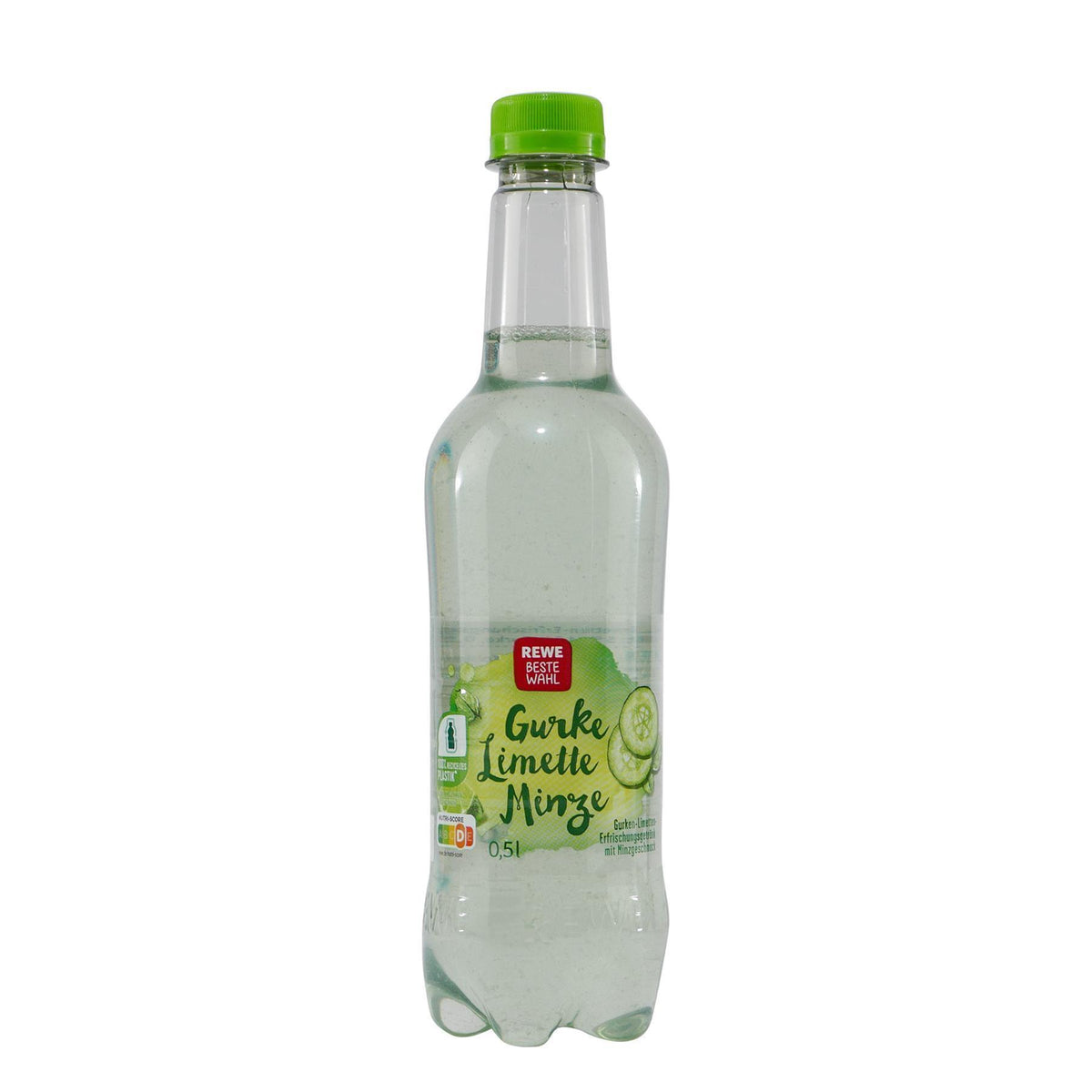 Beste Wahl Gurke-Limette-Minze Getränk (18 x 0,5L) EINWEG