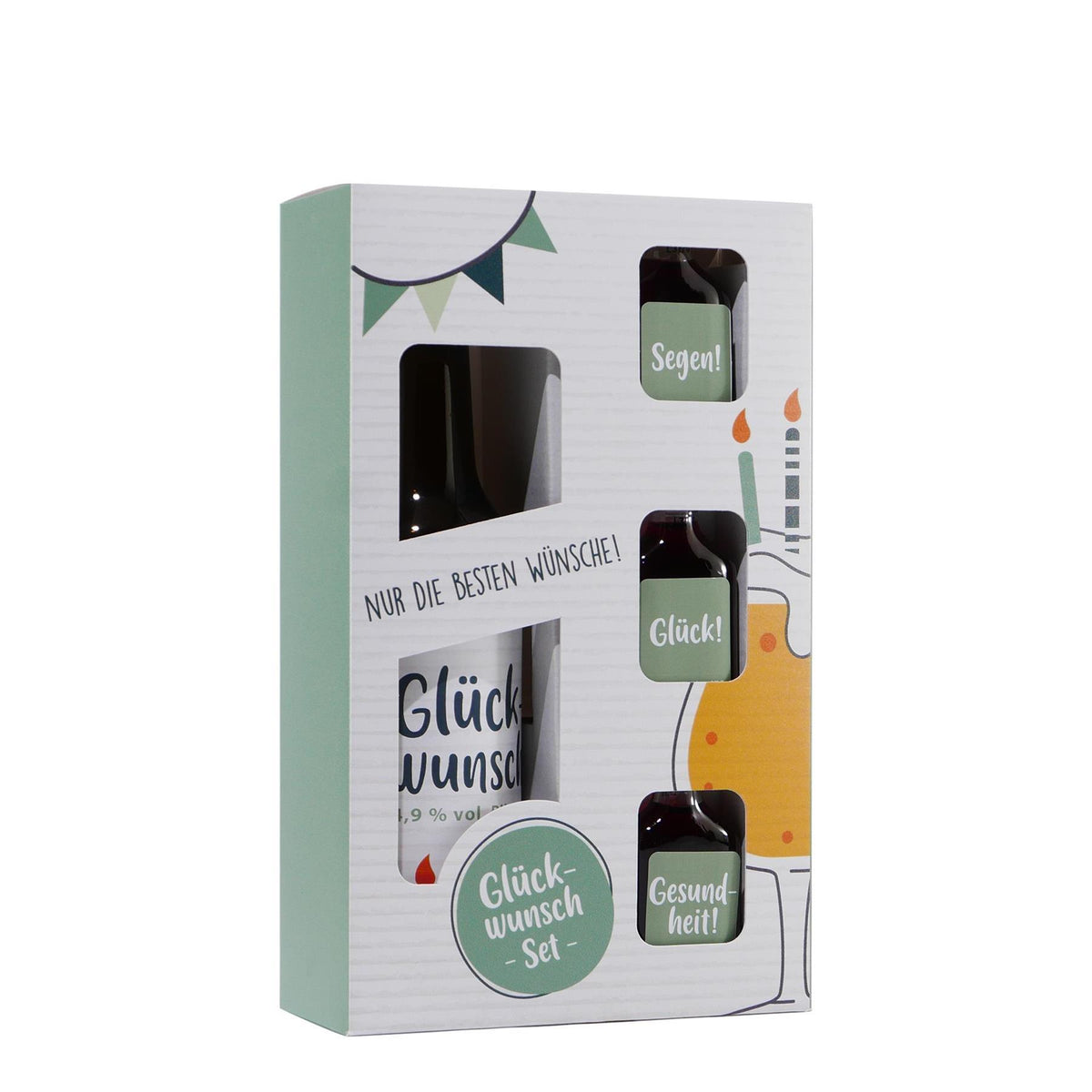 Geschenkverpackung "Glückwunsch" EINWEG