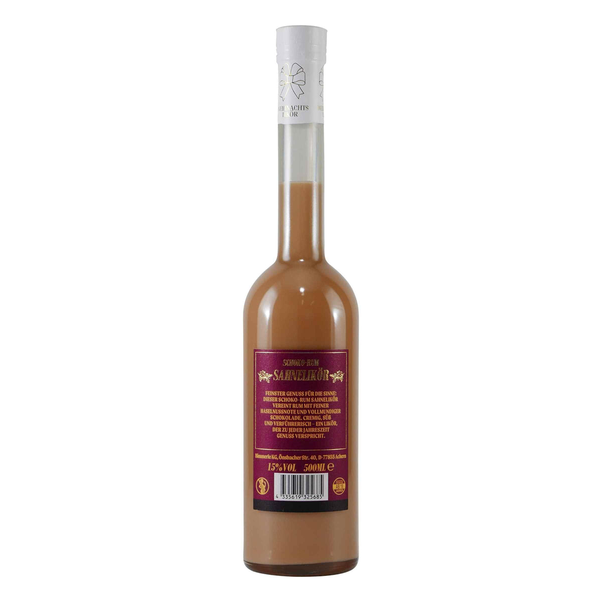 Bimmerle Schoko-Rum Sahnelikör mit Geschenk-Holzkiste