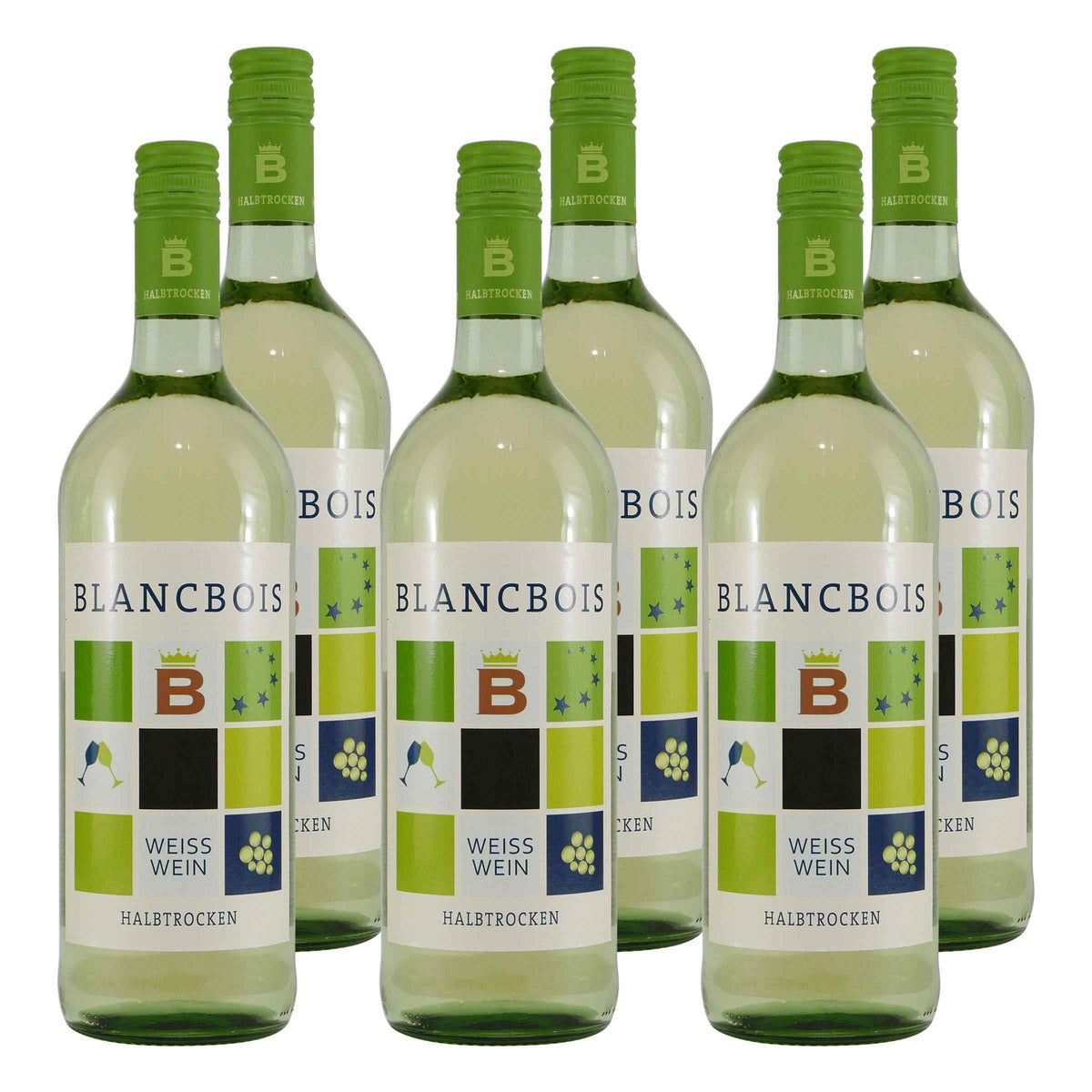 Blancbois Weisswein -halbtrocken- (6 x 1,0L)