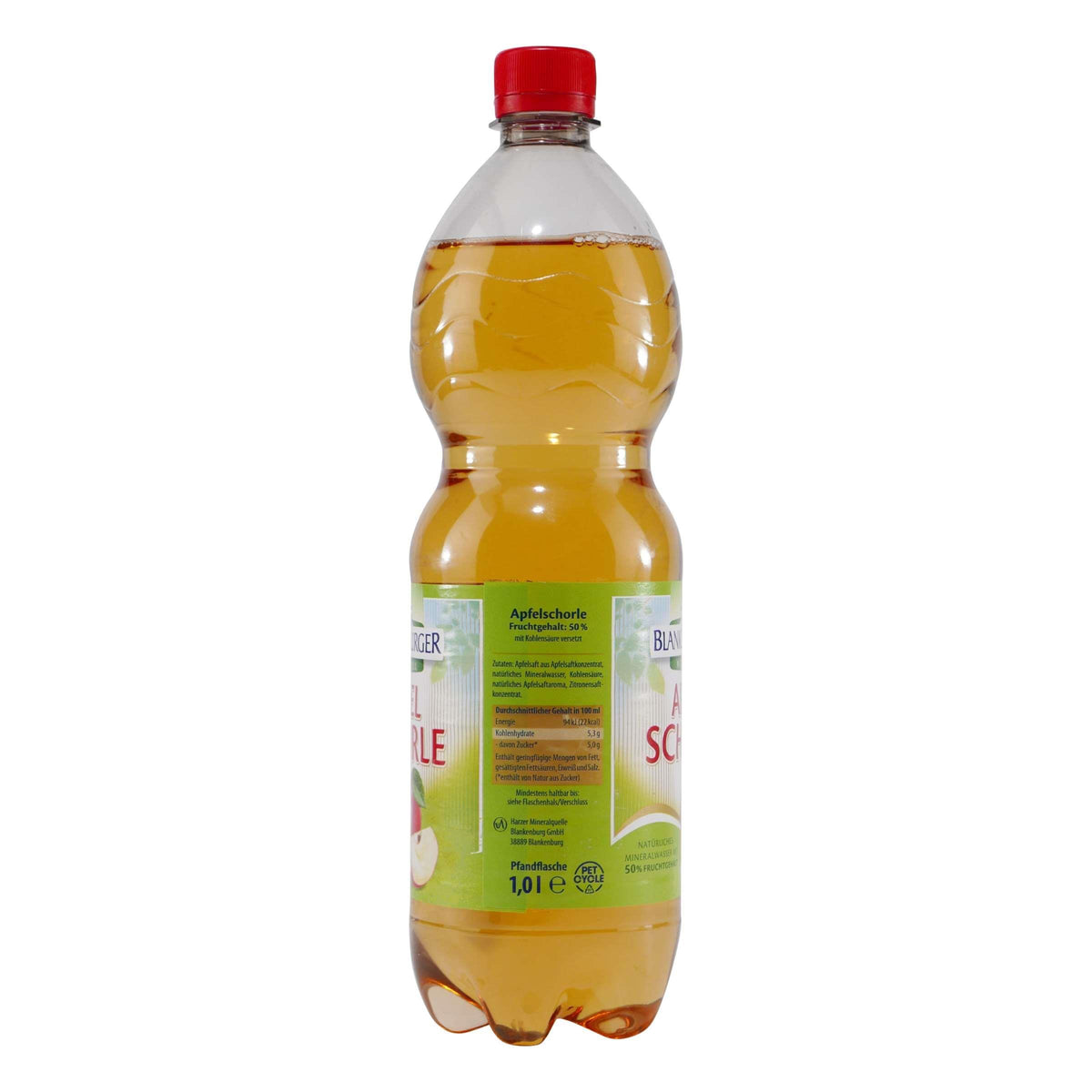 Blankenburger Apfelschorle (12 x 1,0L) EINWEG